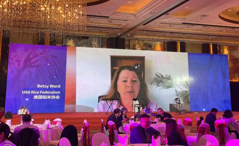 美国稻米协会参加美国驻北京农业贸易办事处成立20周年庆祝活动