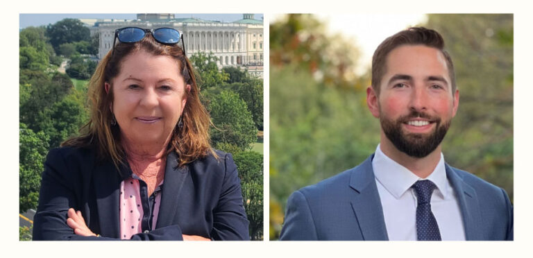 Changing of the guard at USA Rice: Betsy Ward (left) to Peter Bachmann